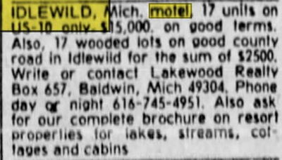 Undetermined Idlewild Motel - Nov 1975 Article (newer photo)